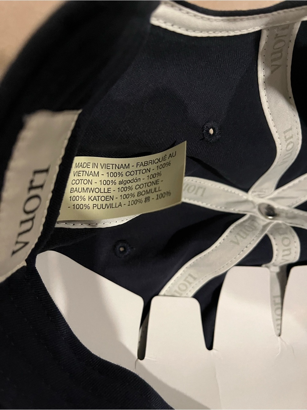 Vuori V1 Navy Baseball Cap Classic Curved Brim NWT (unisexThe Dad Hat) - Picture 10 of 13
